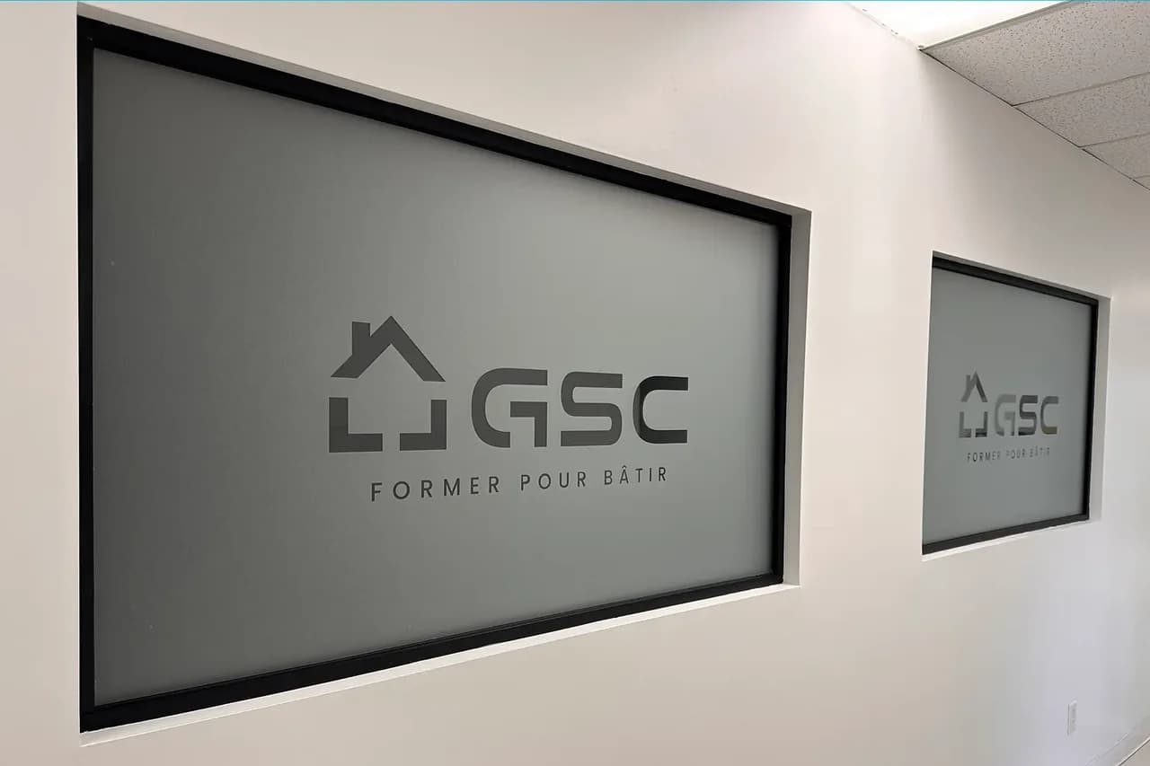 GSC signage at the GSC Brossard office