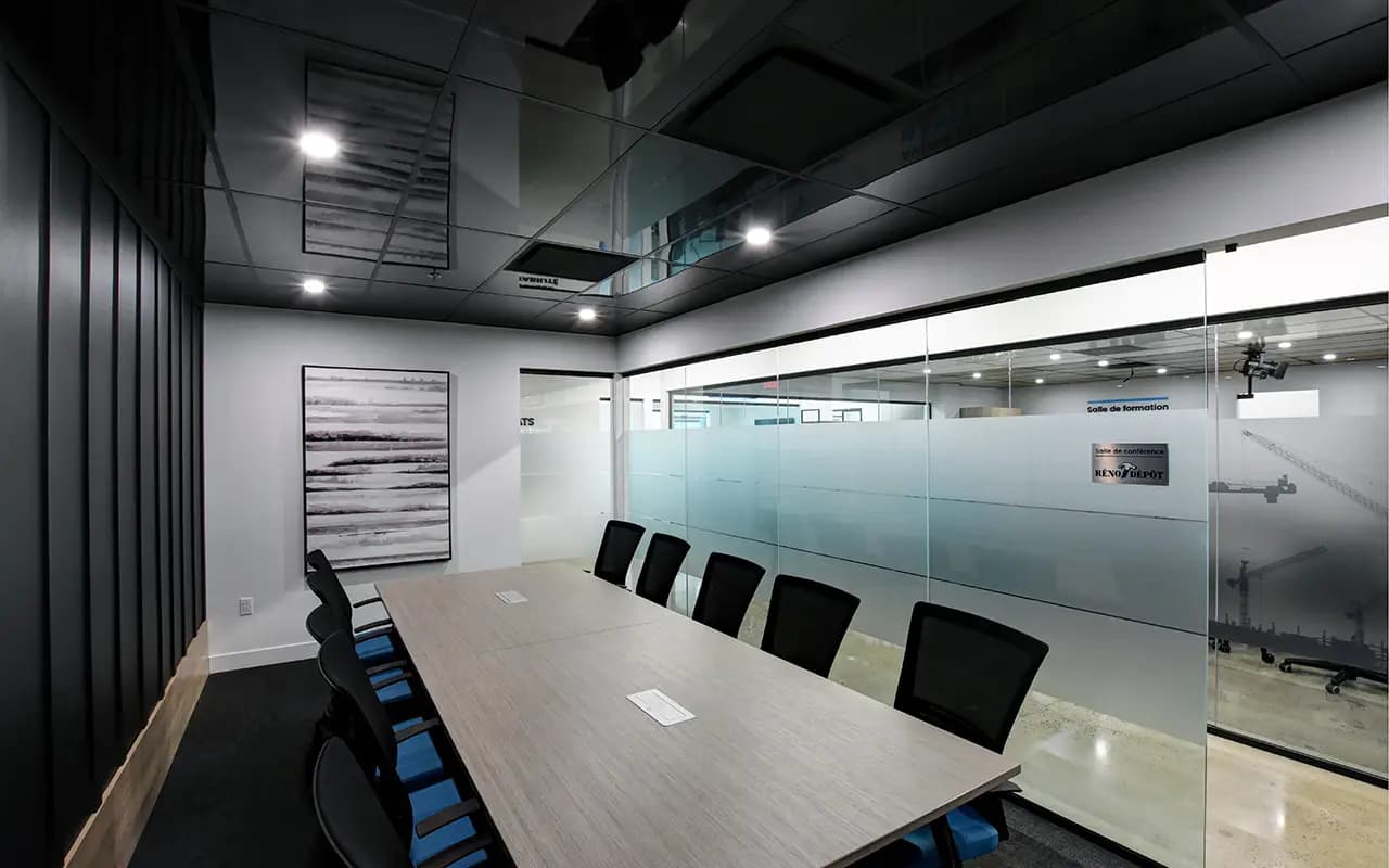 Conference room at the GSC Laval office